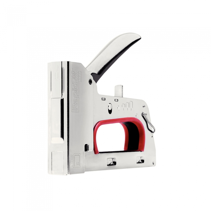 Capsator tacker Rapid PRO R353E kit cu servieta + 5000 capse, ajustare forta capsare in 3 trepte, capse 53/6-14 mm, include capse Rapid 53/6 (2500 buc/cutie) + capse Rapid 53/8 (2500 buc/cutie)-big