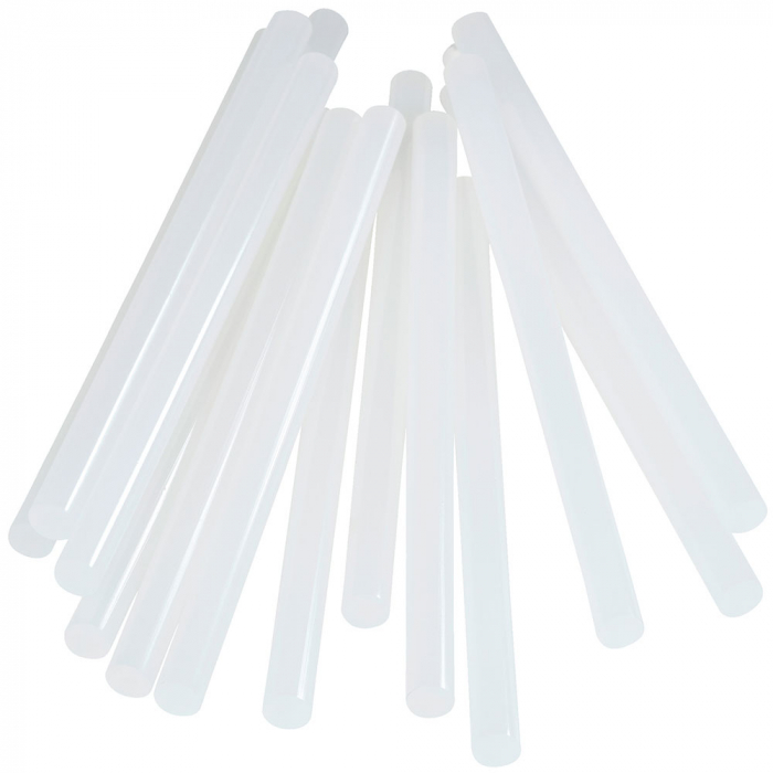 Baton silicon profesional Rapid PVC, Cabluri si Plastic, fixare si reparatii, transparent, Ø12mm x 190mm, baza EVA, 48 buc/blister 5001413-big