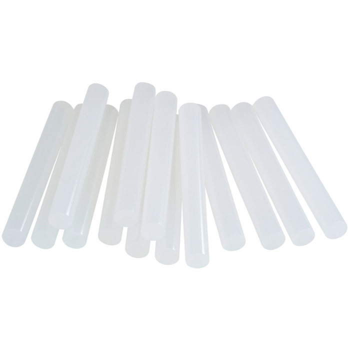 Baton silicon profesional Rapid PVC, Cabluri si Plastic, fixare si reparatii, transparent, Ø12mm x 94mm, baza EVA, 14 buc/blister 5000695-big
