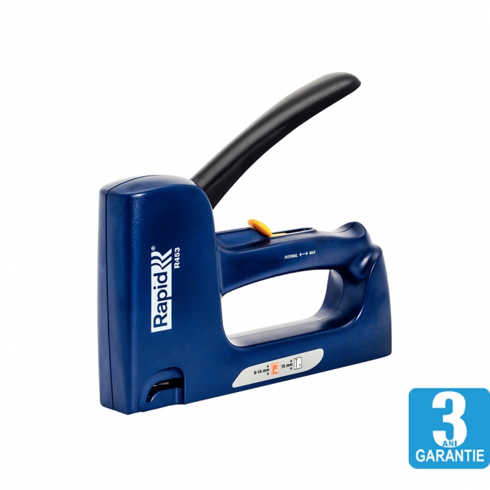 Capsator tacker Rapid R453E Dual, reglare forta capsare, capse 53/6-14 mm, cuie 8/15, 3 ani garantie, 20009502 [2]