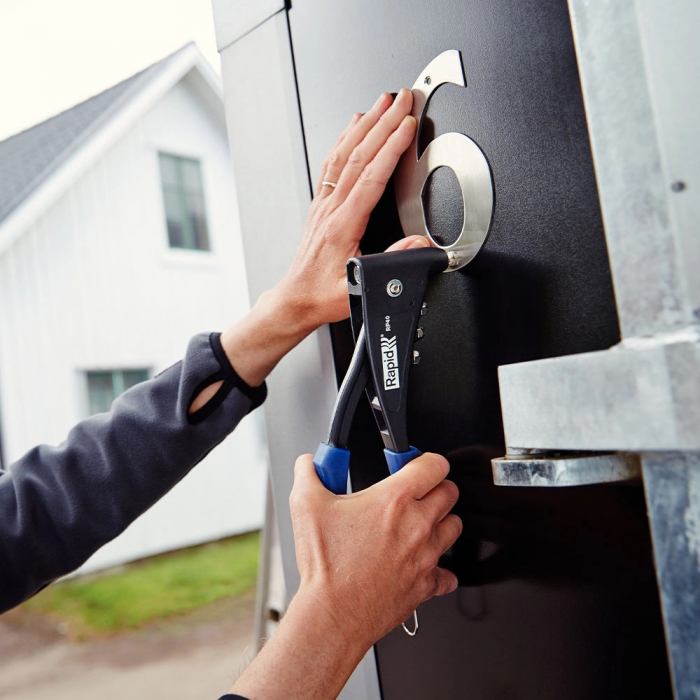 Rapid Stainless steel rivets diameter 4.0mm x 14mm, HSS metal drill bit included, 50 pieces/set, 5000395 [8]