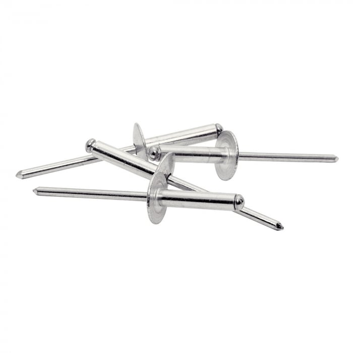 Rapid XL rivet diameter 4.0mm x 16mm, aluminium, HSS metal drill bit included, 40 pcs/set 5000662 [10]