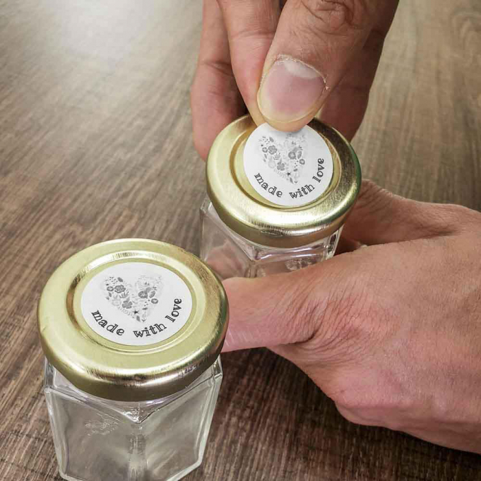 Etichete termice rotunde Ø 30 mm plastic alb  pentru imprimanta AIMO Phomemo M200 M220 200 etichete [4]