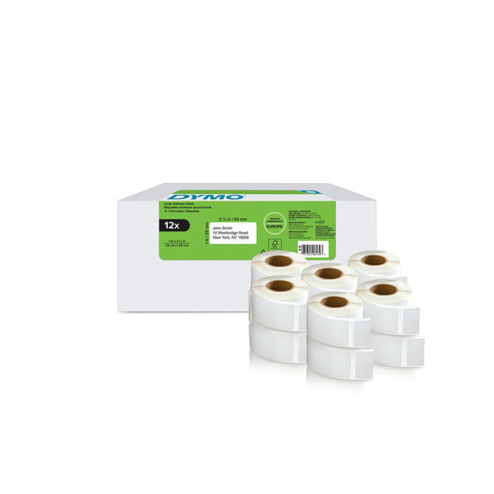 Set 12 Etichete adrese retur DYMO LabelWriter 25 x 54 mm DYMO LW 11352 2177563 2177564 S0722520 [8]