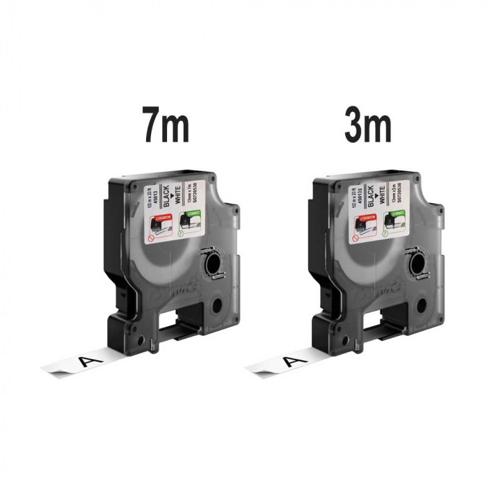 Set Dymo LabelManager 160 label maker and 1 x Dymo D1 Original tape 12mm x 7m, Black/White S0946320, S0720530 [2]