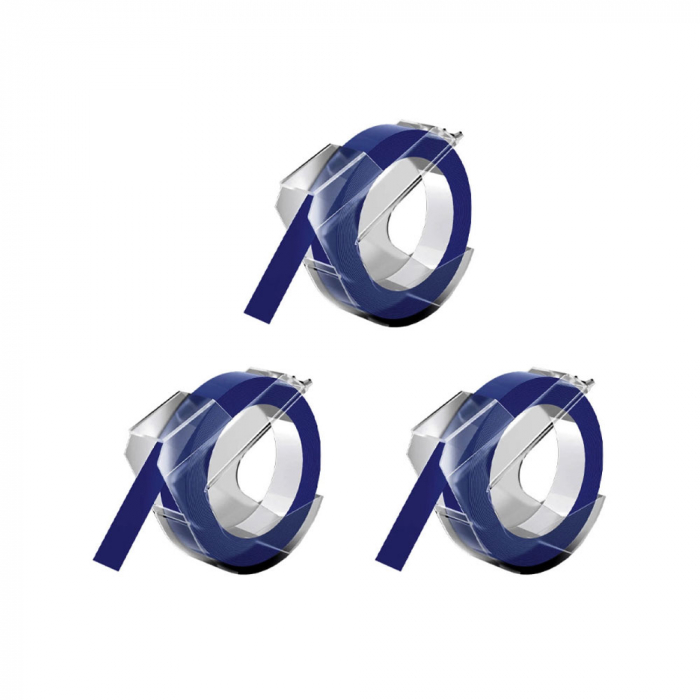 Set Dymo Omega labeling machine set and a total of 4 rolls 3D Plastic Embossing Labels, DY12748 2174605BLC [16]