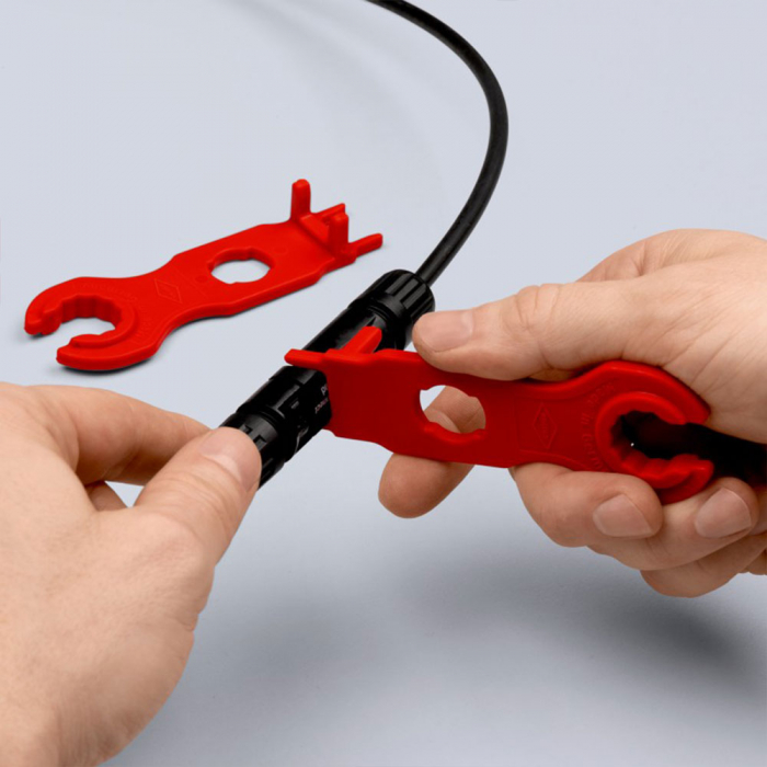 Set chei montaj mufe MC4 conectori instalatii solare, KNIPEX 9749662 [5]