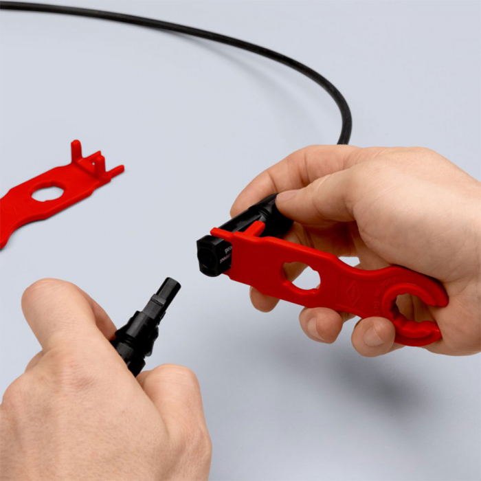 Set chei montaj mufe MC4 conectori instalatii solare, KNIPEX 9749662 [3]