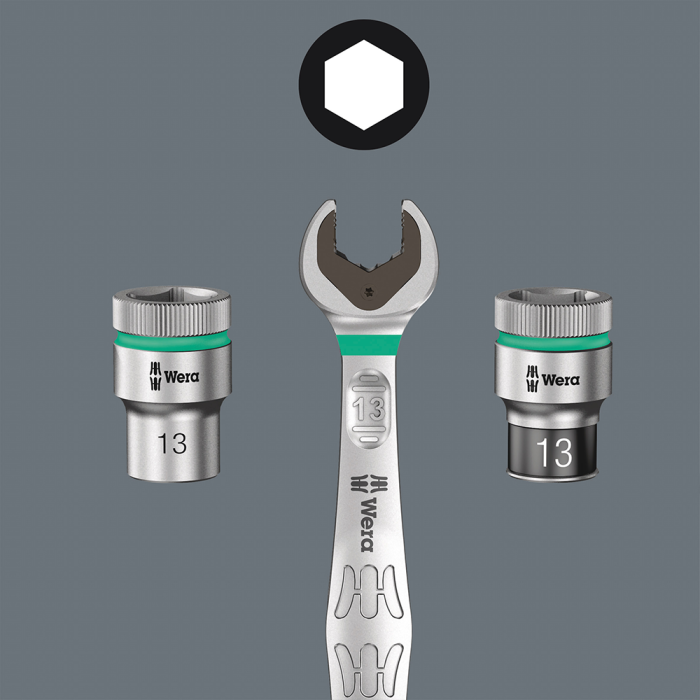 Set Clichet Wera 8100 SA 6 Zyklop Speed 1/4", 28 Piese [5]