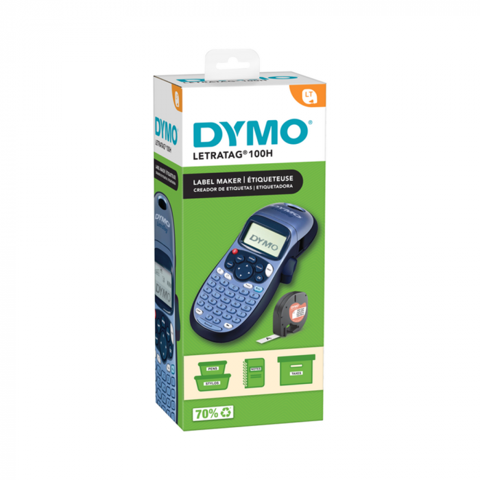 Set Etichetator DYMO LetraTag LT-100H ABC etichete haine LetraTag Iron-On si o banda hartie [24]