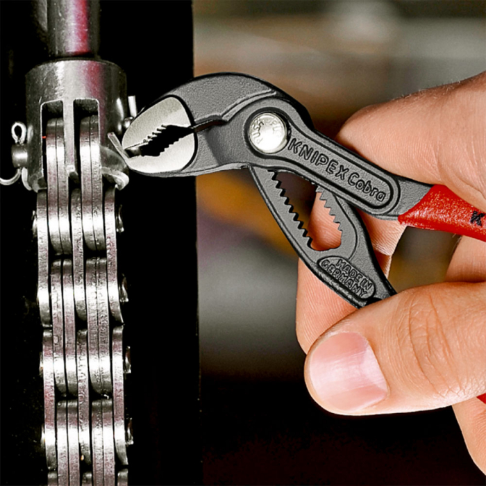 KNIPEX Set, 2 x Pliers in Durable Polyester Case, Adjustable,Self-locking device, Precision Engineering, Plumbing, 125 - 150mm, 00 20 72 V01 [6]