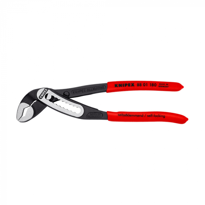 Set Knipex Aligator, 2 x cleste reglabil, pentru instalatori, dispozitiv autoblocare, manere multicomponente, 180-250 mm, 00 31 20 V02 [2]