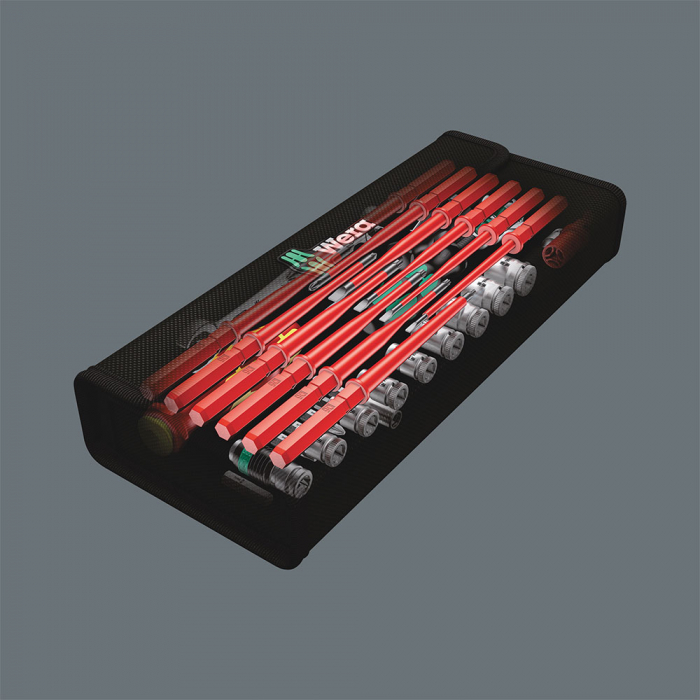 Set VDE Wera Kraftform Kompakt W2 Maintenance with pouch 35 pieces 325 x 145 x 65 mm 05135870001 [3]
