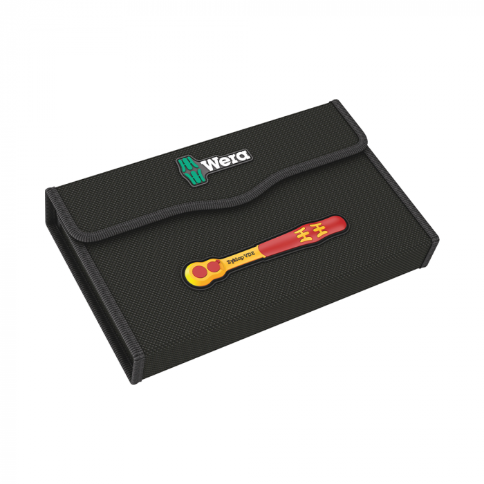 Set Chei Tubulare cu Ratchet Wera VDE 8100 SB Zyklop husa transport 17 piese 295 x 178 x 60 mm 05004970001 [7]