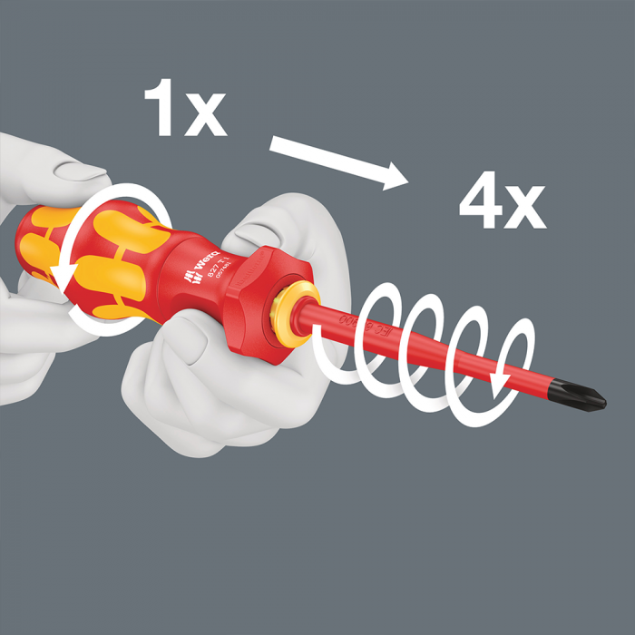 Set VDE Wera Kraftform Kompakt Turbo i 1 with pouch 16 pieces 210 x 133 x 82 mm 05006640001 [4]