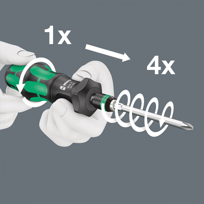 Set Wera Kraftform Kompakt Turbo 1 with pouch 19 pieces 195 x 133 x 75 mm 05057482001 [2]