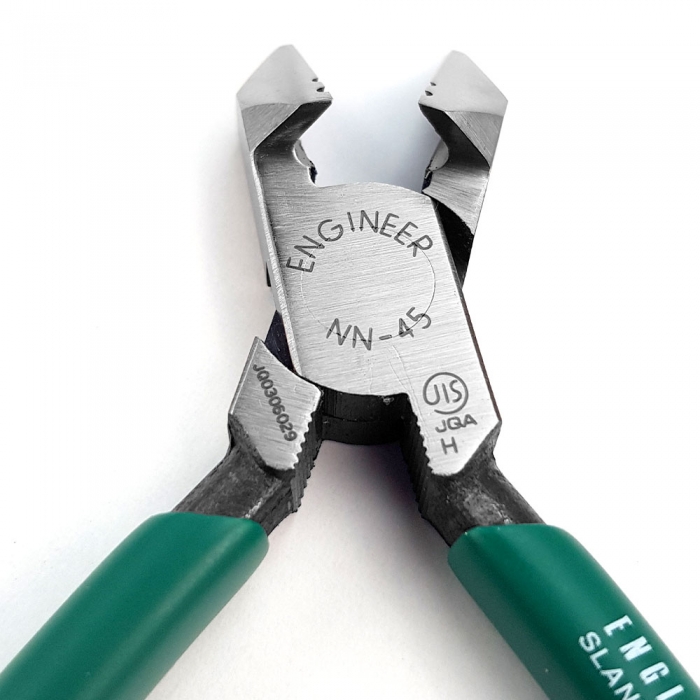 Slant Edge Nippers and Wire Stripper ENGINEER NN-45, 125 mm, made in Japan-big