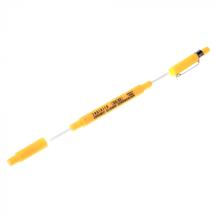 ENGINEER DK-90 Set 4 surubelnite electronisti ceramice cu 2 capete, prevenire scurt-circuit, alinire si reglaje fine componente electronice [7]