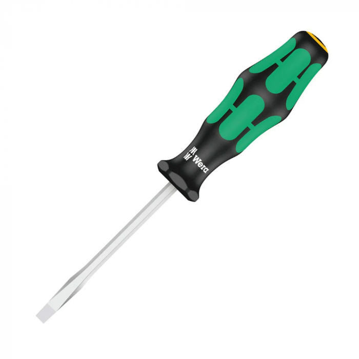 Wera Electrician Screwdriver 334 SK slotted 0.6 x 3.5 x 4 x 75 x 81 green anti-roll handle 05007670001 [7]