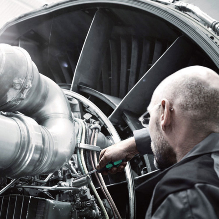 Surubelnita electrician Wera 355 SK Pozidrive PZ1 5 x 8 x 80 x 98 cap Lasertip maner verde antirostogolire 05009341001 [5]