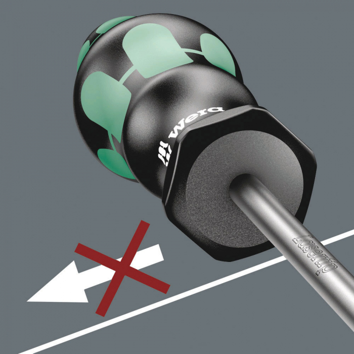 Wera Universal Screwdriver 367 TORX TX7 3.5 x 60 x 70 corrosion protection green anti-roll handle 05028002001 [6]