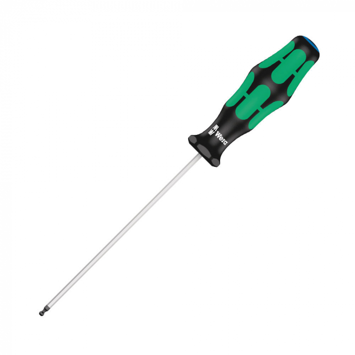 Surubelnita Hexagonala Wera 352 imbus 2.0 x 100 x 70 cap Sferic cu protectie anticoroziva maner verde antirostogolire 05022800001 [10]