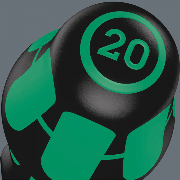Surubelnita Universala Wera 367 TORX TX20 4.5 x 100 x 98 protectie anticoroziva maner verde antirostogolire 05028010001 [2]
