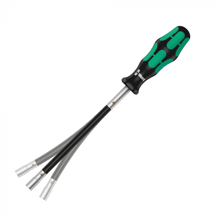 Wera Hexagon Screwdriver 391 7.0 x 167 x 98 Flexible head green anti-roll handle 05028150001 [8]
