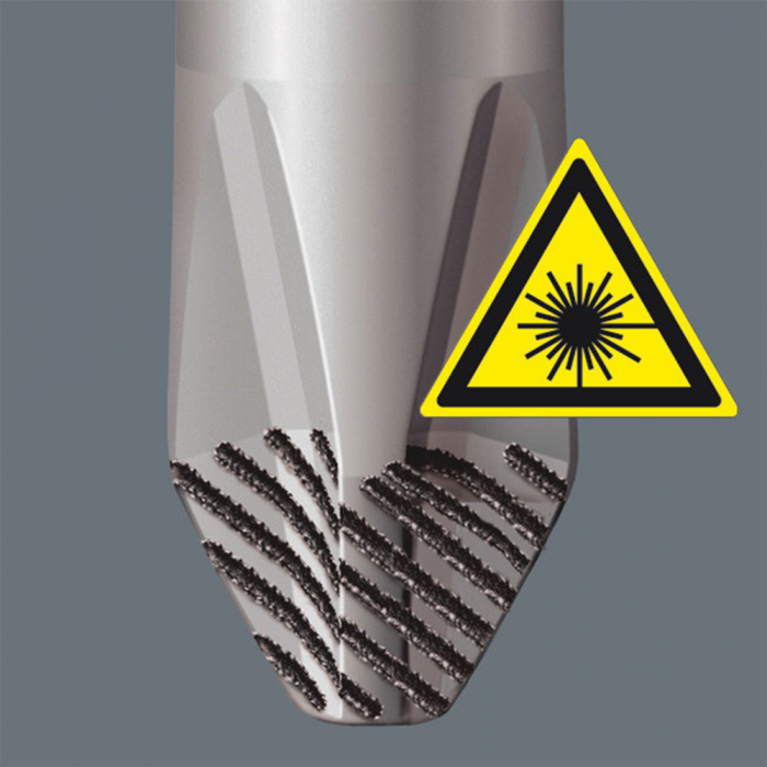 Surubelnita INOX Wera 3334 dreapta 1.2 x 6.5 x 6.0 x 150 x 105 cap Lasertip maner gri-bleu antirostogolire 05032005001 [4]