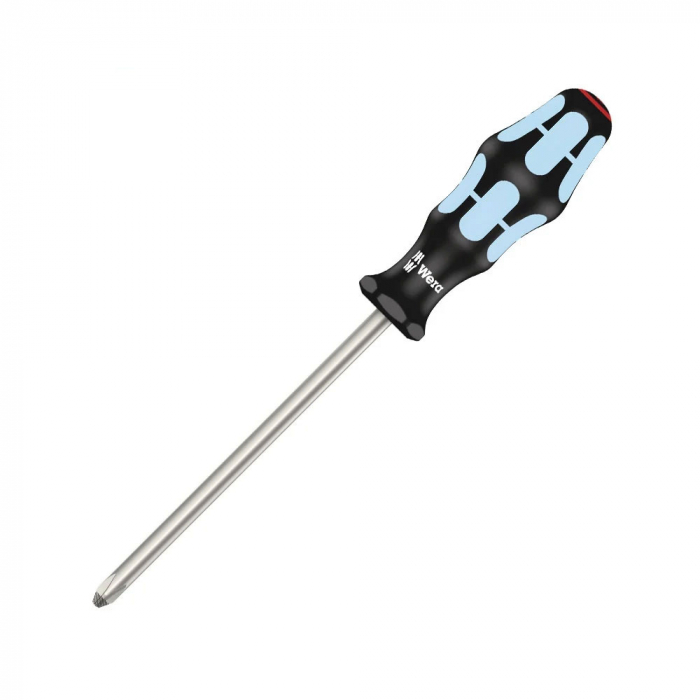 Wera Stainless Steel Screwdriver 3350 PH3 8.0 x 150 x 112 with Lasertip INOX gray-blue anti-roll handle 05032023001 [8]