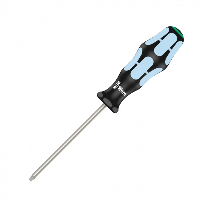 Wera Stainless Steel Screwdriver 3367 TORX TX20 4.5 x 100 x 98 gray-blue anti-roll handle 05032054001 [10]