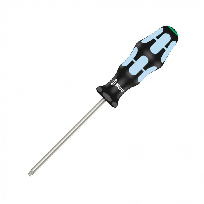 Wera Stainless Steel Screwdriver 3367 TORX TX27 5.5 x 115 x 105 gray-blue anti-roll handle 05032056001 [10]