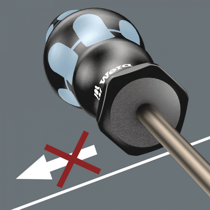 Surubelnita INOX Wera 3367 TORX TX15 4.0 x 80 x 98 maner gri-bleu antirostogolire 05032053001 [4]