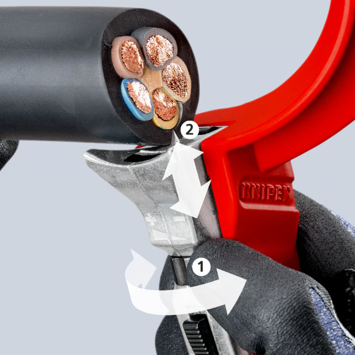 Unealtă Dezizolare Cabluri KNIPEX StX60 16 45 220 [5]