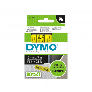 Start kit tricolor Dymo LabelManager 160 label maker and 3 x Dymo D1 Original tape 12mm x 7m, assorted colors (Black/Red, Black/Yellow, Black/Blue) S0946320 S0720570 S0720580 S072056015