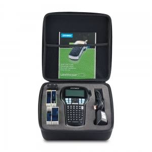 Aparat etichetat (imprimanta etichete) DYMO LabelManager 420P, ABC, kit cu servieta, conectare la PC si 1 caseta etichete profesionale D1, 12mm x 7m, negru/alb, S0915480, 4501314