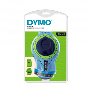 DYMO Junior Home Embossing Label Maker, includes 1 black embossable tape S071790022