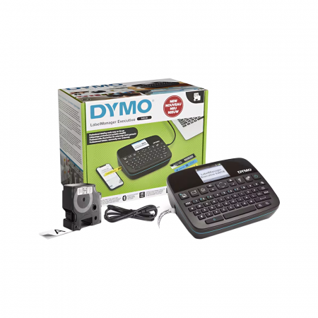 Imprimante LabelManager Dymo - Aparat etichetat DYMO LabelManager Executive 640 CB QWERTZ bluetooth casete standard D1 si Durable acumulator Li-Ion