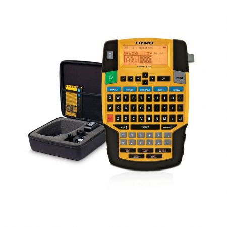 Imprimante Industriale - Aparat etichetat industrial DYMO Rhino 4200 kit cu servieta 1852995