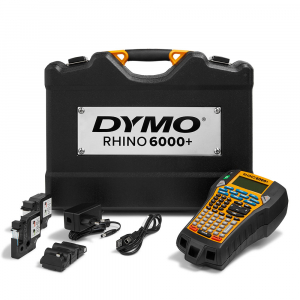 Industrial Label Maker Dymo Rhino 6000+ Kit case, 24 mm, PC conection, time-saving hotkeys, fast label printing, work-resistant, ideal for everyday challenges 212296616