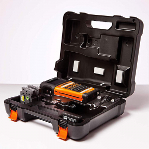Aparat etichetat industrial Brother PT-E550WVP Kit, conectare Wi-Fi si USB, cutter automat, latime max. 24 mm, include accesorii, servieta transport, 2 benzi originale Brother TZe, PTE550WVPYJ11