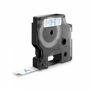 Standard labels 12mm x 7m blue/white DYMO LabelManager D1 S0720540 45014