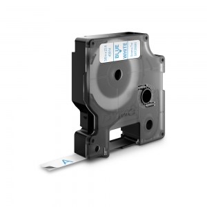 Etichete autocolante, DYMO LabelManager D1, 9mm x 7m, albastru/alb, 40914, S07206900