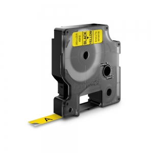 Banda aparat etichetat Dymo LabelManager D1 9mm x 7m, negru/galben S07207300