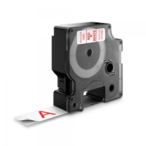 Labels - Standard labels 19mm x 7m red/white DYMO LabelManager D1 S0720850 45805