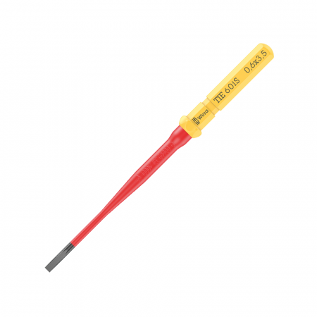Bit surubelnita Kraftform Kompakt VDE WERA 60 iS cap drept 0.6 x 3.5 x 154 protectie anticoroziva 05006506001 [13]
