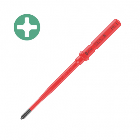 Hand tools - Screwdriver bit Kraftform Kompakt VDE WERA 62 iS PH1 12 x 12 x 157 corrosion protection 05006512001