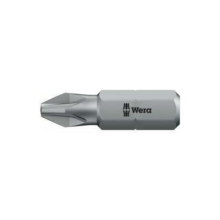 Wera 855/1 Z PZ3  screwdriver bit Set 10 pieces 25 mm compatible with 1/4" holder, 05072084001 [2]