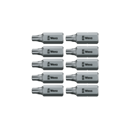 Wera 867/1 TORX® TX30 screwdriver bit Set 10 pieces 25 mm compatible with 1/4" holder, 05066490001 [2]