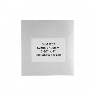Eticheta compatibile Brother DK-11202, 62mm x 100mm, suport din plastic inclus DK112024